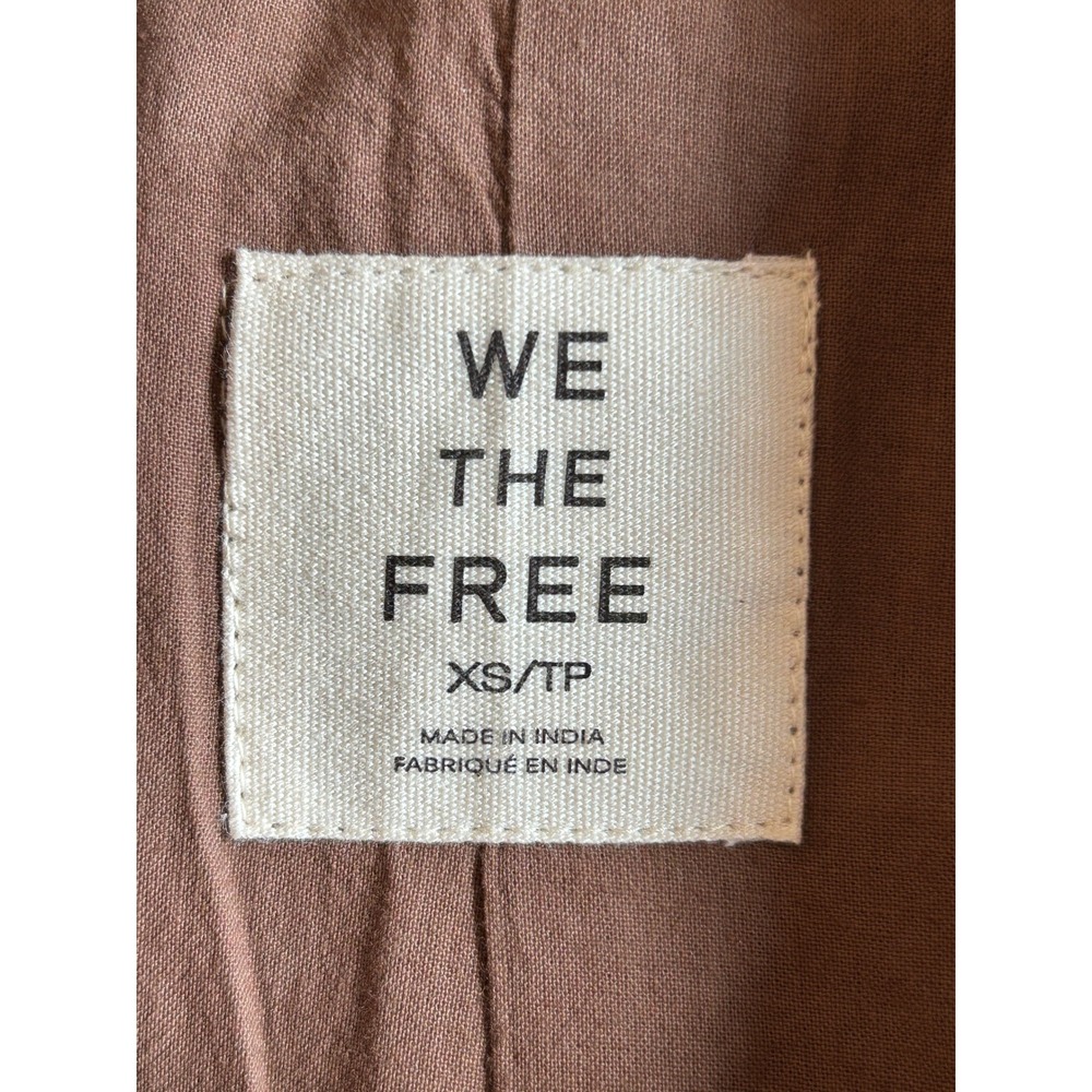 We The Free Martha Cropped Utility Jacket Size XS Brown Canvas Workwear Festival - Picture 15 of 16